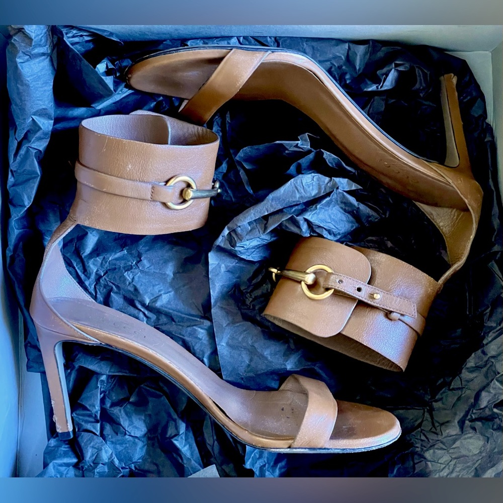 Gucci Ursula / 37.5 / Horsebit Ankle Strap - Picture 4 of 8